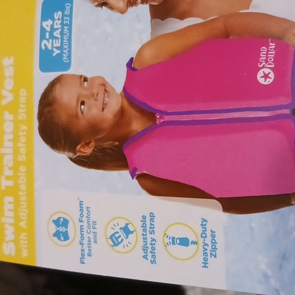 Sand Dollar Swim Vest. 2 to 4 Years Old. NWT. - Picture 6 of 7